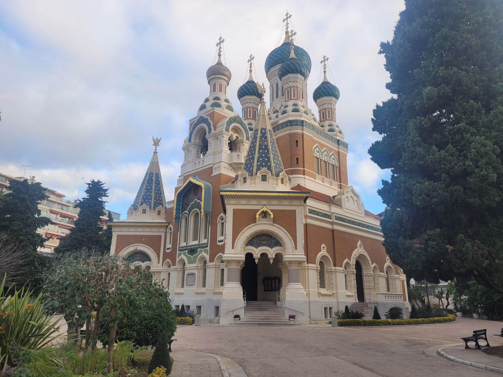 photo de la cathedrale russe de nice