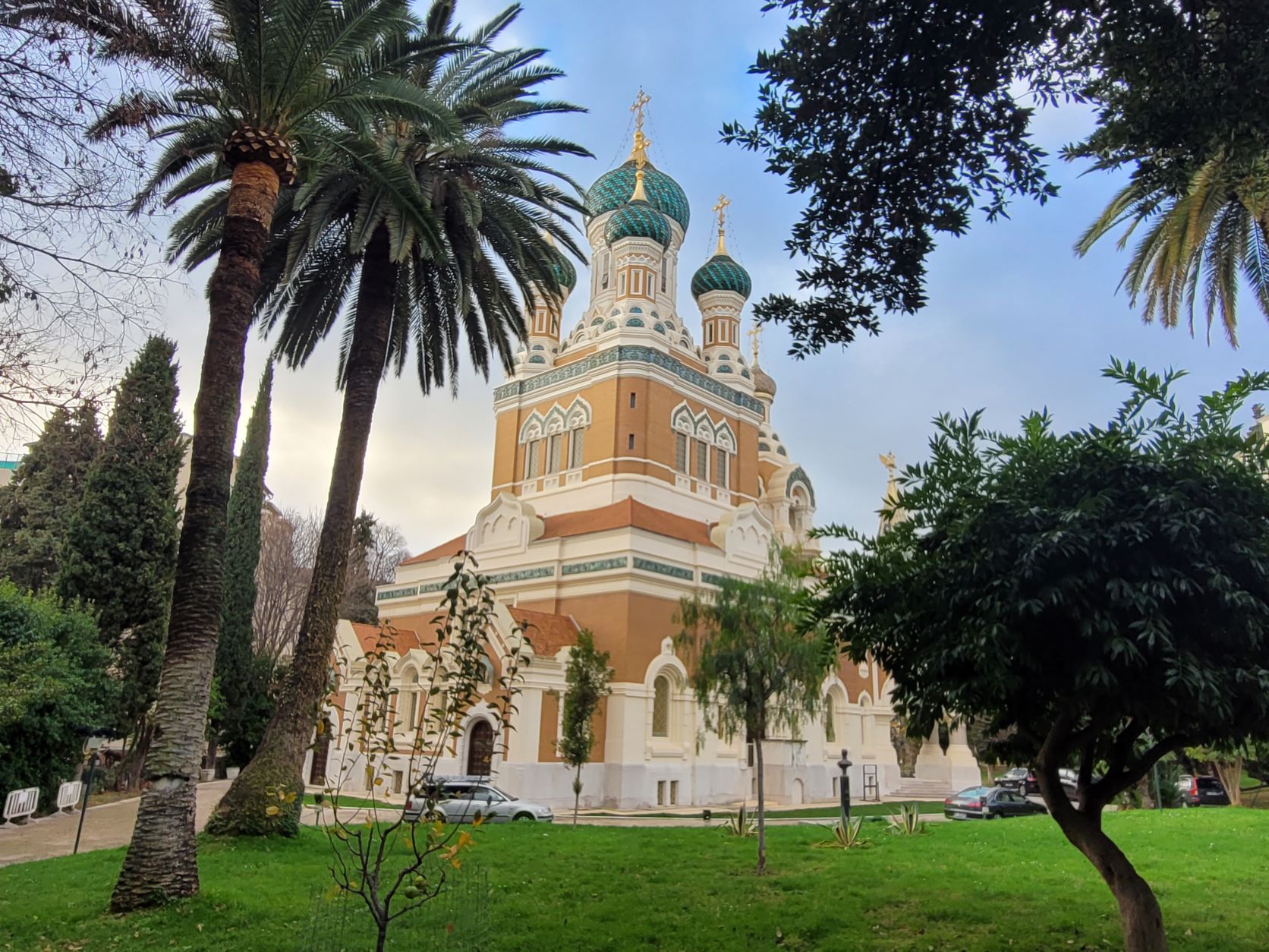 photo de la cathedrale russe de nice